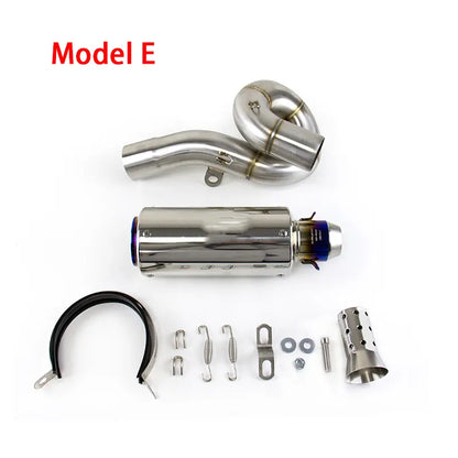 Slip for Kawasaki Ninja ZX6R ZX636 2009-2025 Exhaust Mid Link Pipe Muffler Tips, product view 06