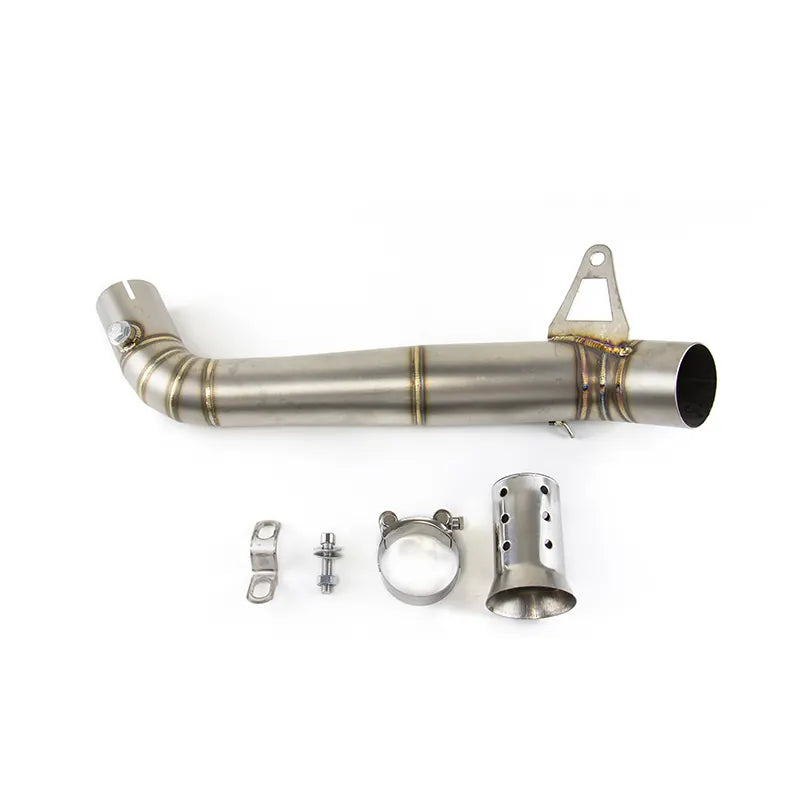 Slip on for Honda CBR1000RR 2008-2016 Exhaust System Mid Link Pipe Muffler Tips, product view 02