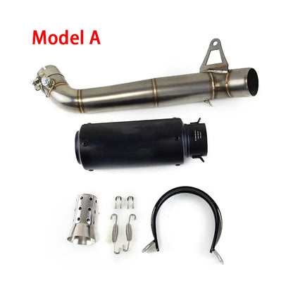 Slip on for Honda CBR1000RR 2008-2016 Exhaust System Mid Link Pipe Muffler Tips, product view 03