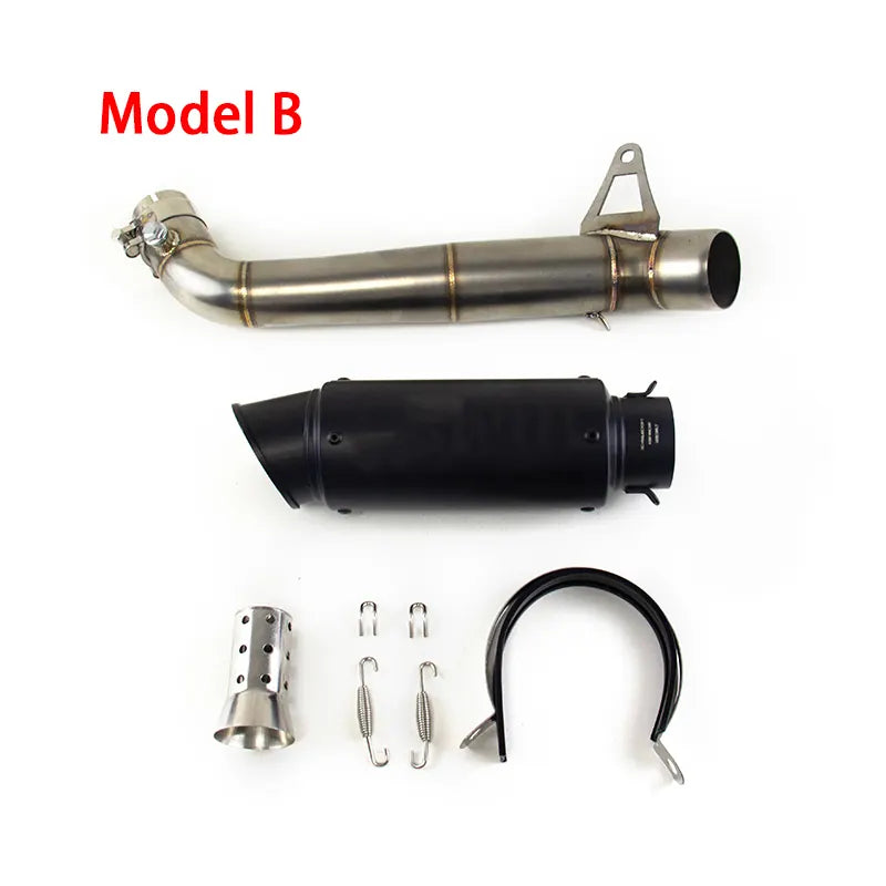 Slip on for Honda CBR1000RR 2008-2016 Exhaust System Mid Link Pipe Muffler Tips, product view 04
