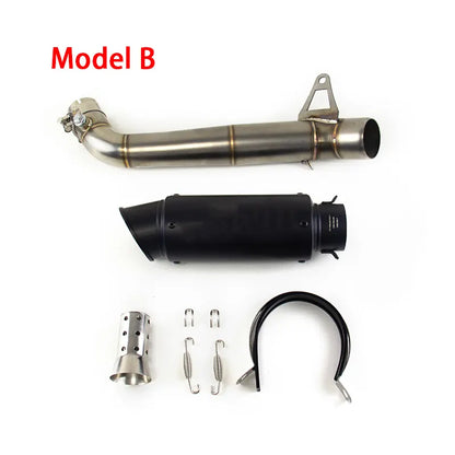 Slip on for Honda CBR1000RR 2008-2016 Exhaust System Mid Link Pipe Muffler Tips, product view 04