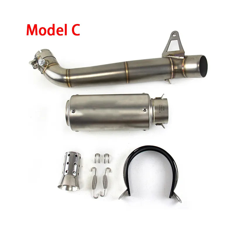 Slip on for Honda CBR1000RR 2008-2016 Exhaust System Mid Link Pipe Muffler Tips, product view 05