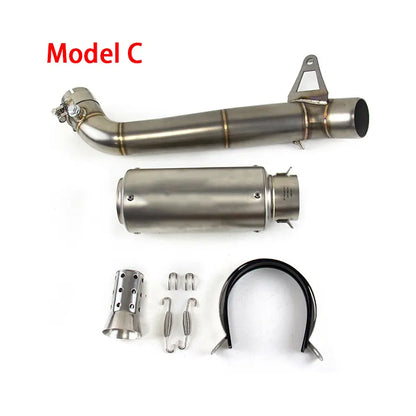 Slip on for Honda CBR1000RR 2008-2016 Exhaust System Mid Link Pipe Muffler Tips, product view 05