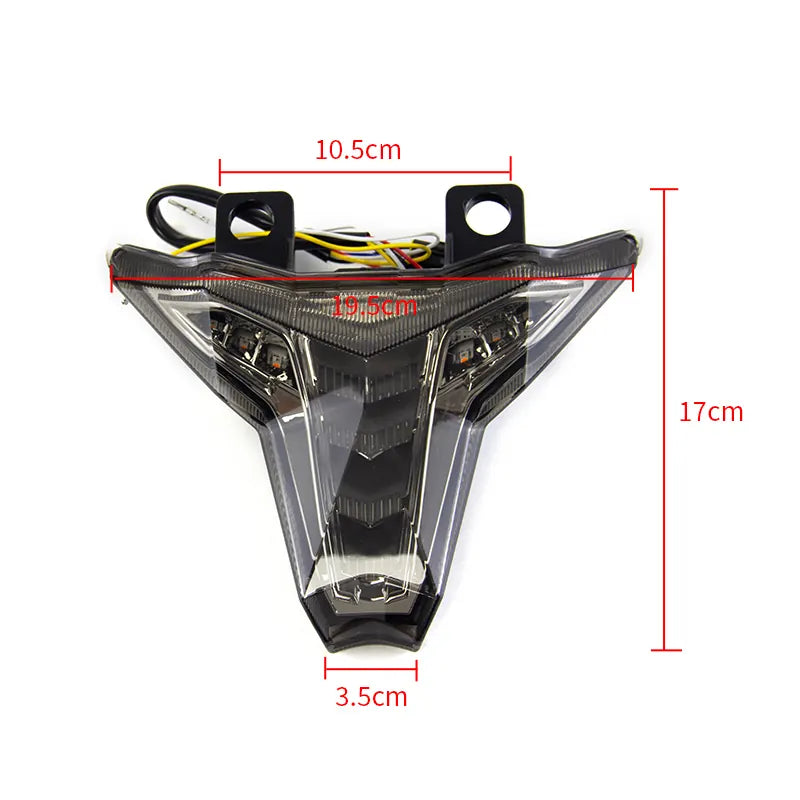 Smoked Modification Motorcycle LED Integrated Taillight for Kawasaki Z1000 Ninja 250 400 Z400, product view 04