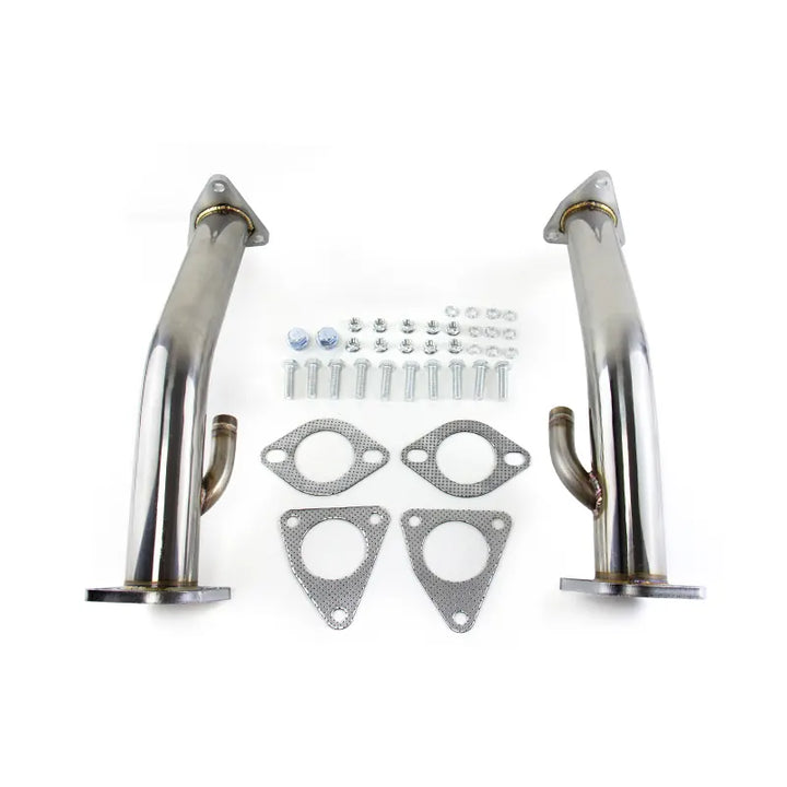 Stainless Steels Midpipe Catted Exhaust Downpipe for Nissan 370z Infiniti G37 Q50 Q60 3.7L 2009-2017 Lower Q50, product view 01