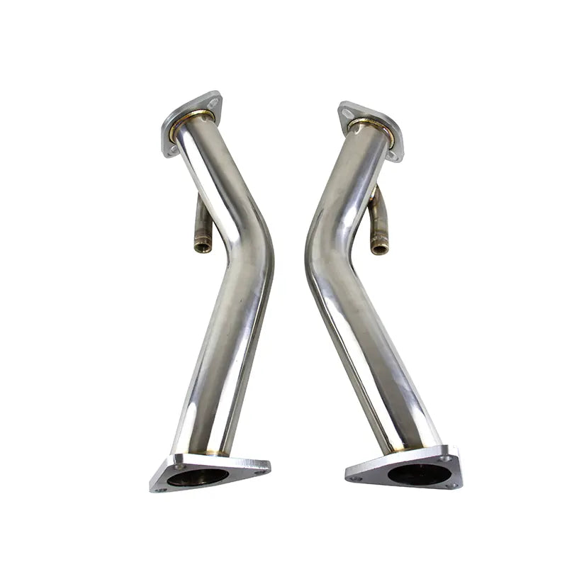 Stainless Steels Midpipe Catted Exhaust Downpipe for Nissan 370z Infiniti G37 Q50 Q60 3.7L 2009-2017 Lower Q50, product view 02