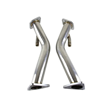 Stainless Steels Midpipe Catted Exhaust Downpipe for Nissan 370z Infiniti G37 Q50 Q60 3.7L 2009-2017 Lower Q50, product view 02