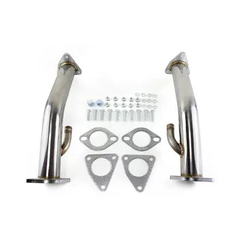 Stainless Steels Midpipe Catted Exhaust Downpipe for Nissan 370z Infiniti G37 Q50 Q60 3.7L 2009-2017 Lower Q50, product view 07