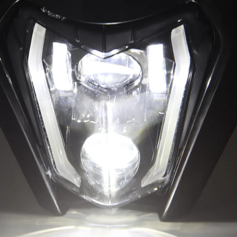Top Quality Emark Motorcycle Led Headlight for KTM Headlight EXC XCF Enduro Dirt Bike Motocross Supermoto, product view 05