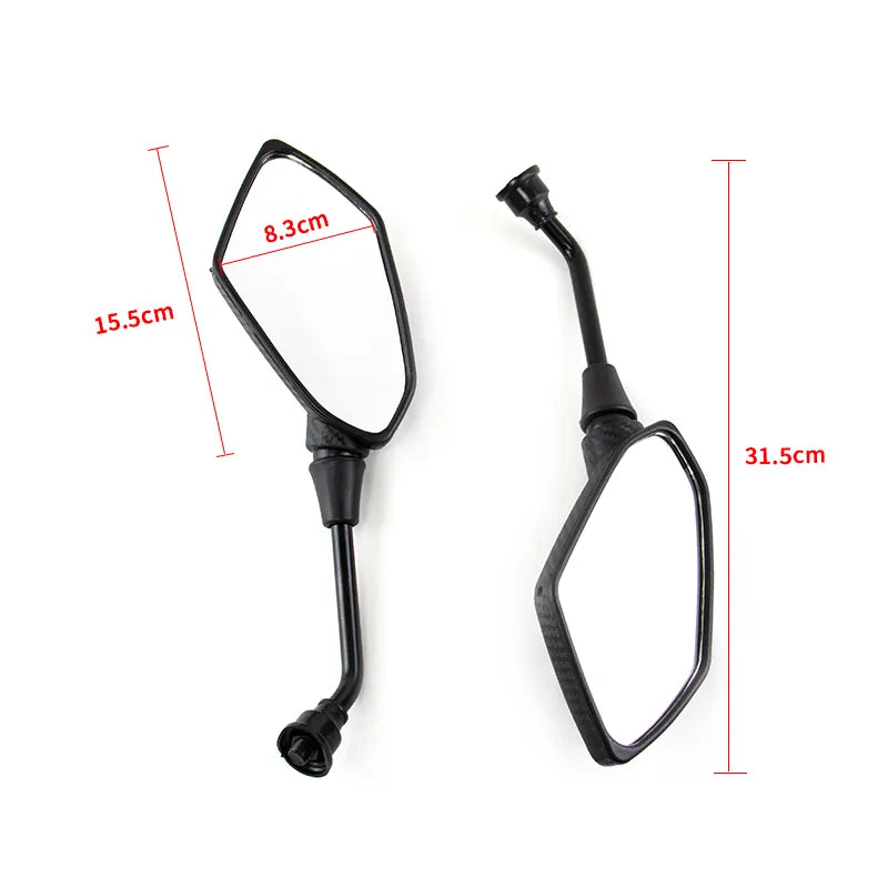 Universal 22MM Motorcycle Rearview Mirrors Rear View Side Mirror for Yamaha BMW Kawasaki Harley Ducati Honda BMW, product view 02