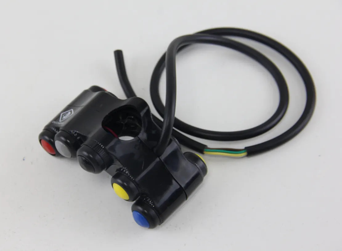 Universal 5 Button Array Motorcycle Switches Race Bikes 22mm Handlebar Switches, product view 06