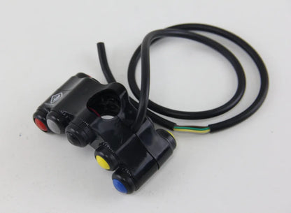 Universal 5 Button Array Motorcycle Switches Race Bikes 22mm Handlebar Switches, product view 06