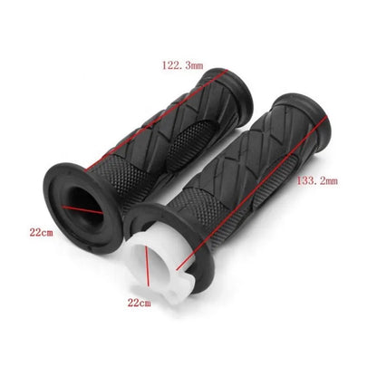 Universal 7/8" 22mm Motorcycle Handle Grip Non Slip Rubber Throttle Grip for ATV GY6 Scooter, product view 05