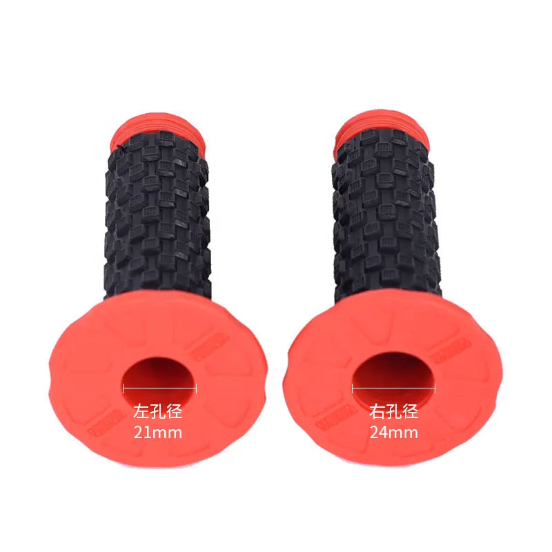Universal 7/8 Motorcycle ATV Rubber Handlebar Hand Grips Retrofit Pro for Dirtbike Powersports, product view 04