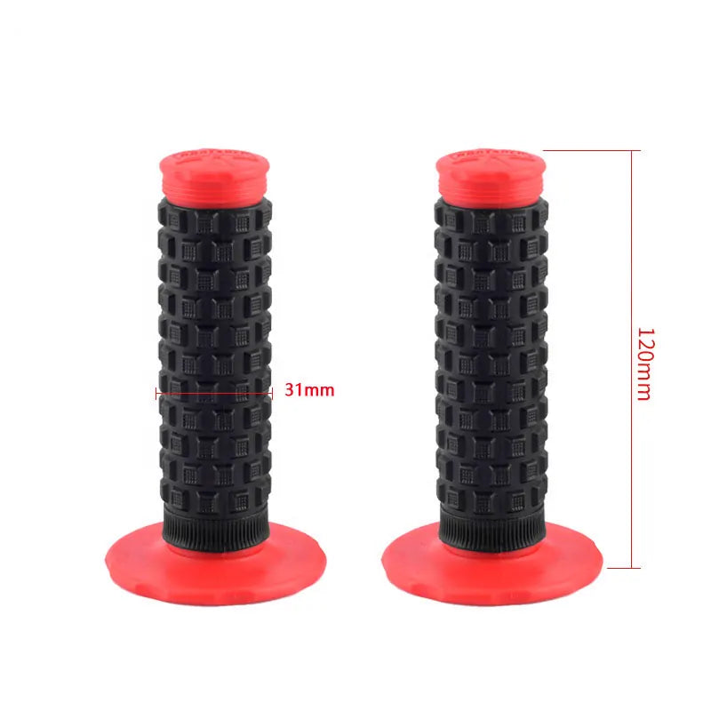 Universal 7/8 Motorcycle ATV Rubber Handlebar Hand Grips Retrofit Pro for Dirtbike Powersports, product view 05