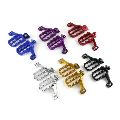 Universal Aluminum Cnc Off-road Motorcycle Footpeg Foot Pegs Footrest YZ85 125 250 YZF 250 450 WR 250F for YAMAHA, product view 02