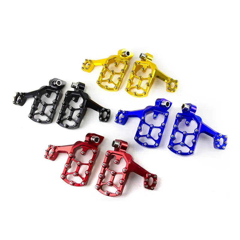 Universal Aluminum Cnc Off-road Motorcycle Footpeg Foot Pegs Footrest YZ85 125 250 YZF 250 450 WR 250F for YAMAHA, product view 03