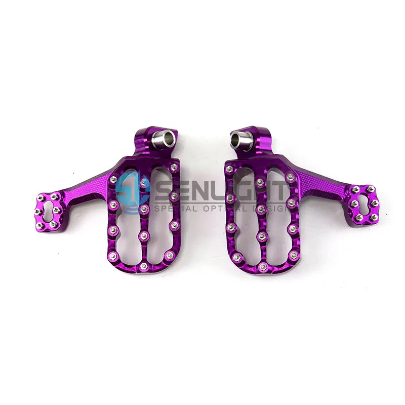 Universal Aluminum Cnc Off-road Motorcycle Footpeg Foot Pegs Footrest YZ85 125 250 YZF 250 450 WR 250F for YAMAHA, product view 07