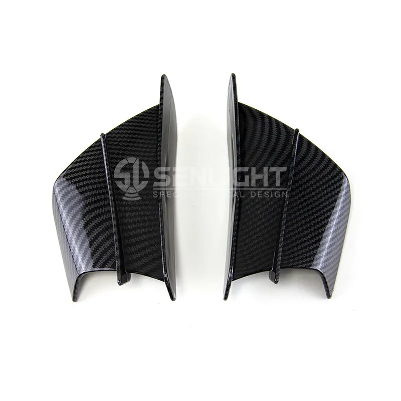 Universal Carbon Fixed Fairing Side Wing Fixed Spoiler Aerodynamic Winglet Wing, product view 05