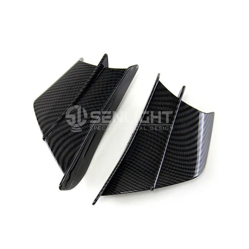 Universal Carbon Fixed Fairing Side Wing Fixed Spoiler Aerodynamic Winglet Wing, product view 07