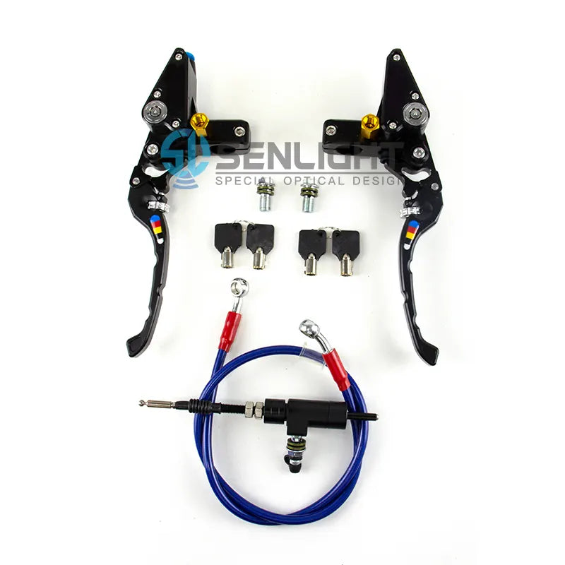 Universal CNC Handlebar Motorcycle Hydraulic Brake Clutch Lever Pump 22mm With Security Lock, product view 02