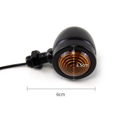 Universal Fit 2pcs 12v Motorcycle Turn Signal Indicator Light Steering Lamp for Harley Motorcycle, product view 04