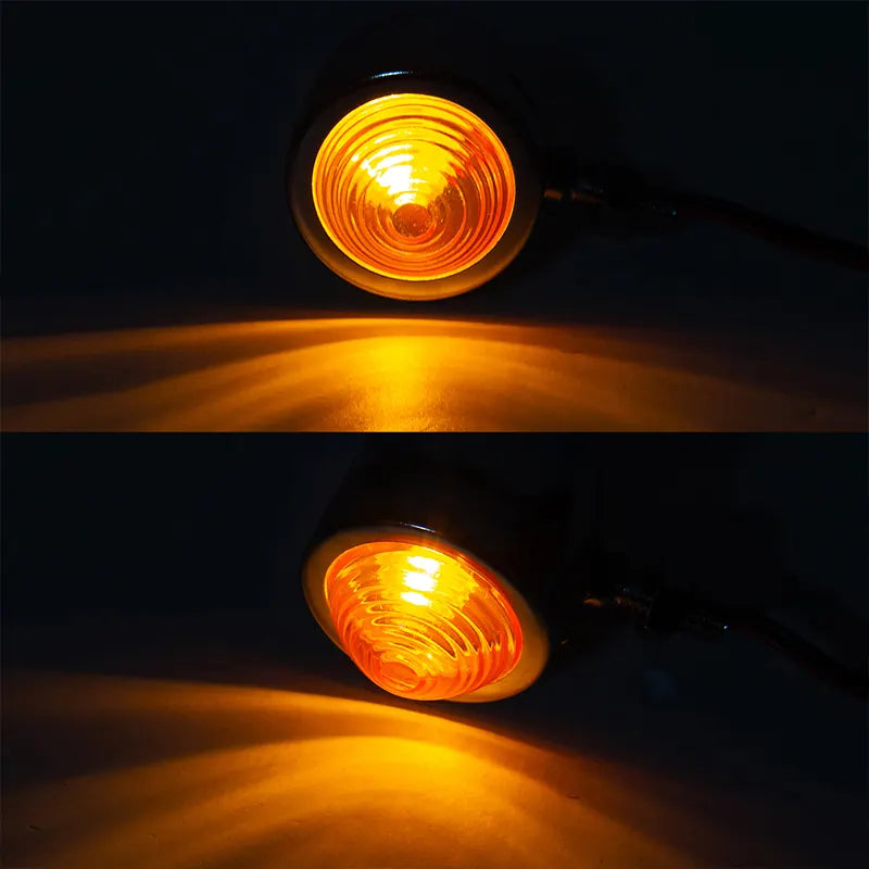 Universal Fit 2pcs 12v Motorcycle Turn Signal Indicator Light Steering Lamp for Harley Motorcycle, product view 05
