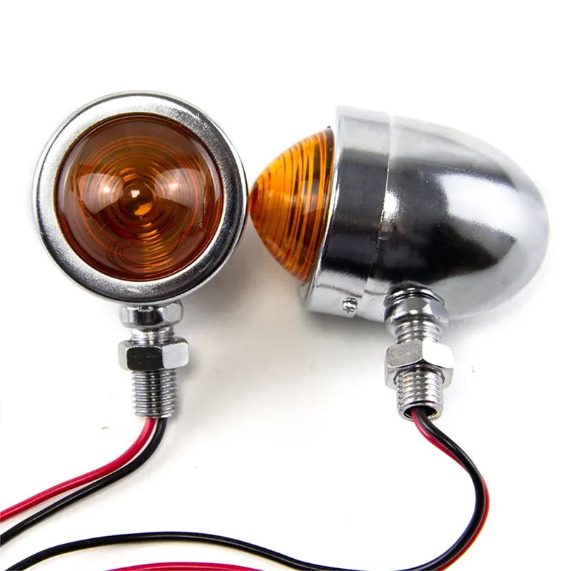 Universal Fit 2pcs 12v Motorcycle Turn Signal Indicator Light Steering Lamp for Harley Motorcycle, product view 07
