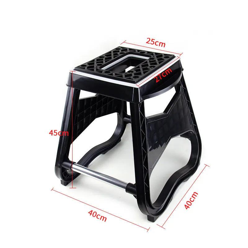 Universal Fold Motorcycle Repair Stool Anti Slip Off Road Heavy Duty Dirtbike Maintenance Motorcycle Box Stand, product view 08
