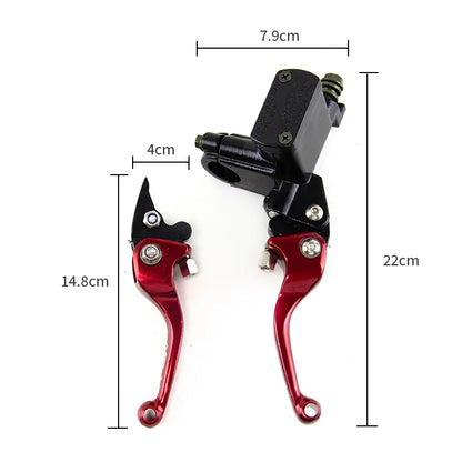 Universal Motorcycle Accessories Modified Front Brake Master Cylinder Lever With Pump Clutch Handle Assembly, product view 02