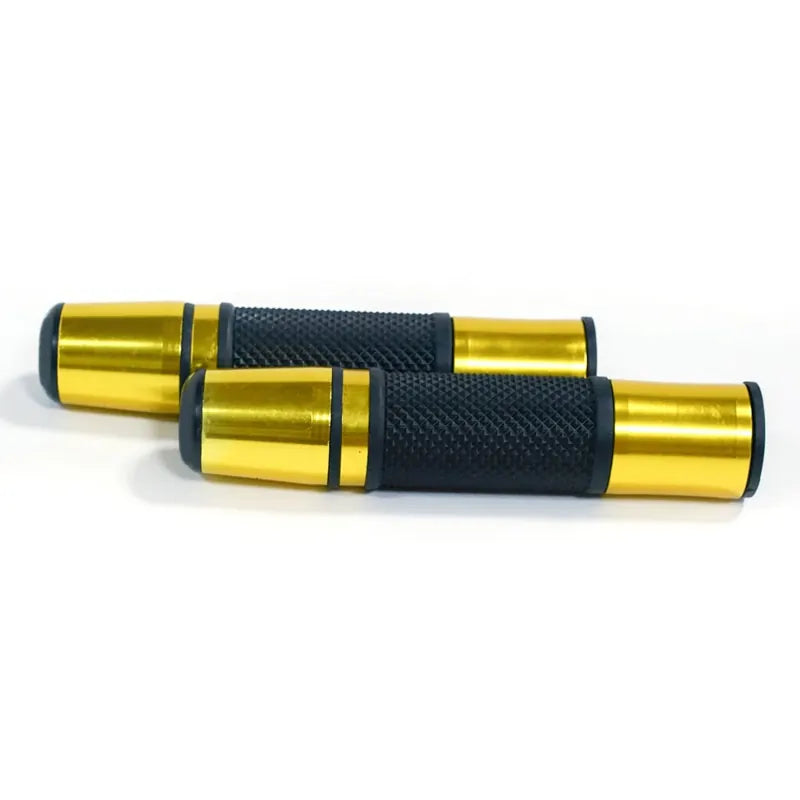 Universal Motorcycle Aluminium Alloy CNC Rubber Handgrip Handlebar Grip Motorbike Accessories, product view 05