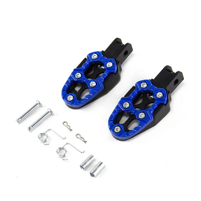 Universal Motorcycle Aluminum Alloy Pedals Scooter Atv Moto Foot Peg Footrests Footpeg Pedal Accessories, product view 09
