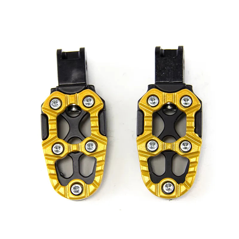 Universal Motorcycle Aluminum Alloy Pedals Scooter Atv Moto Foot Peg Footrests Footpeg Pedal Accessories, product view 10