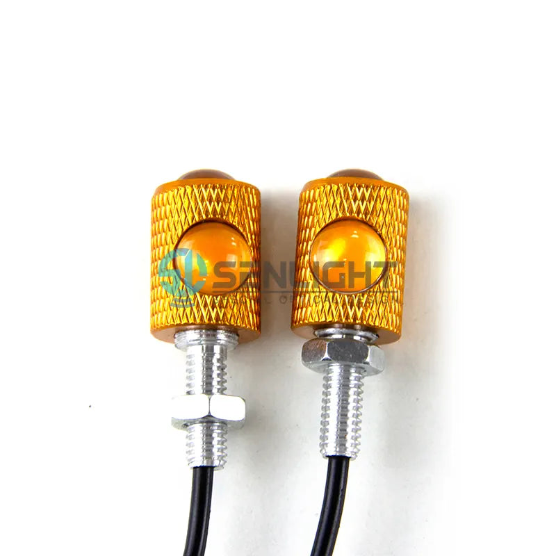 Universal Motorcycle Bolt-On LED Lamps Double Eagle Eye Lights License Plate Lights Taillight Rear Fog Lights, product view 02