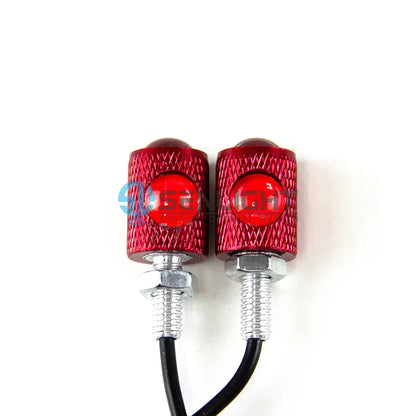 Universal Motorcycle Bolt-On LED Lamps Double Eagle Eye Lights License Plate Lights Taillight Rear Fog Lights, product view 05