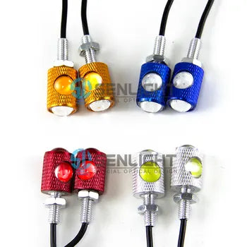 Universal Motorcycle Bolt-On LED Lamps Double Eagle Eye Lights License Plate Lights Taillight Rear Fog Lights, product view 11