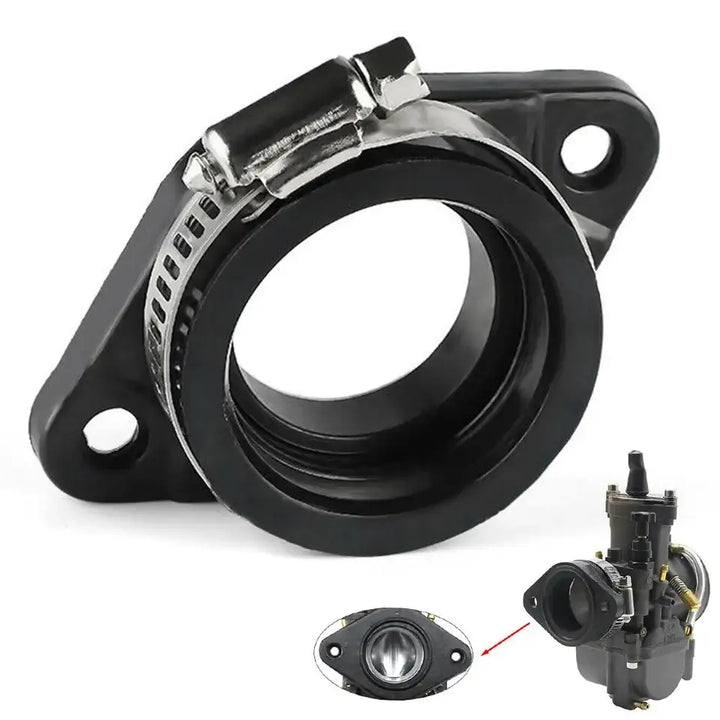 Universal Motorcycle Carburetor Intake Manifold Rubber Interface Adapter for PWK30, product view 01