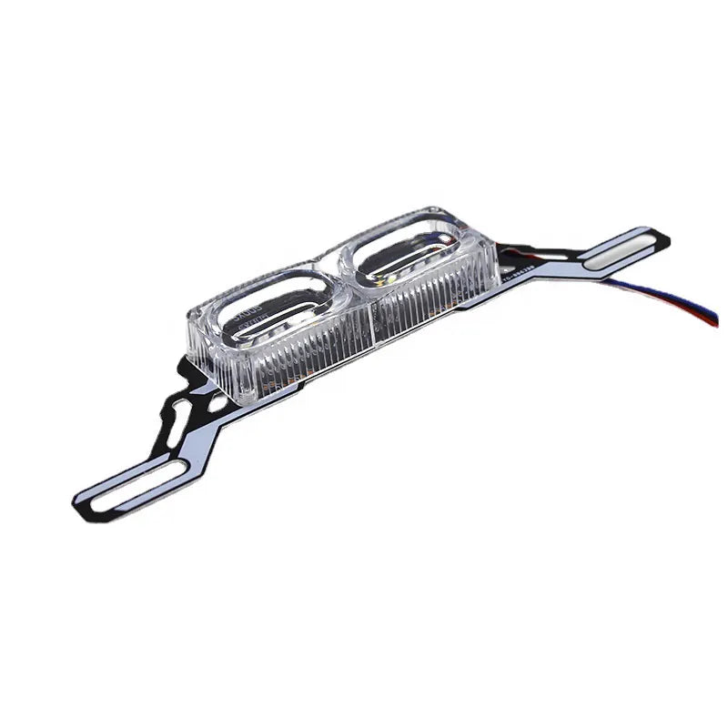 Universal Motorcycle DRL Strobe Brake Lamp LED Flash Stop Light Flow RGB Colorful Tail Light, product view 02