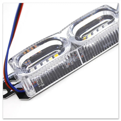 Universal Motorcycle DRL Strobe Brake Lamp LED Flash Stop Light Flow RGB Colorful Tail Light, product view 04