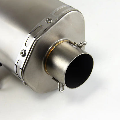Universal Motorcycle Exhaust Modification Muffler for ZA350 NSS350 Stainless Steel Exhaust Pipe, product view 02
