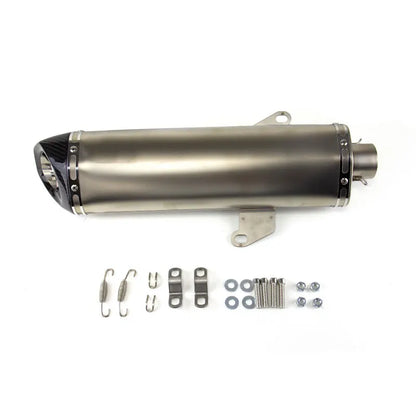Universal Motorcycle Exhaust Modification Muffler for ZA350 NSS350 Stainless Steel Exhaust Pipe, product view 04