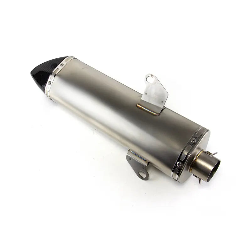 Universal Motorcycle Exhaust Modification Muffler for ZA350 NSS350 Stainless Steel Exhaust Pipe, product view 06