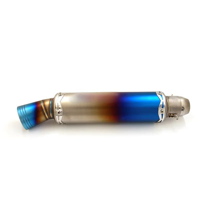 Universal Motorcycle Exhaust Muffler Pipe Stainless Steel for Ninja250 300 400 Z800Z900Z1000GSXR600750, product view 05