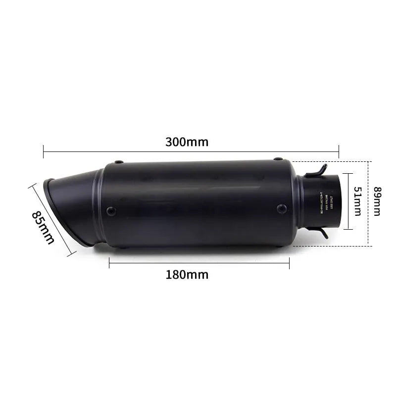 Universal Motorcycle Exhaust Muffler Racing Project Moto Scooter Exhaust, product view 01
