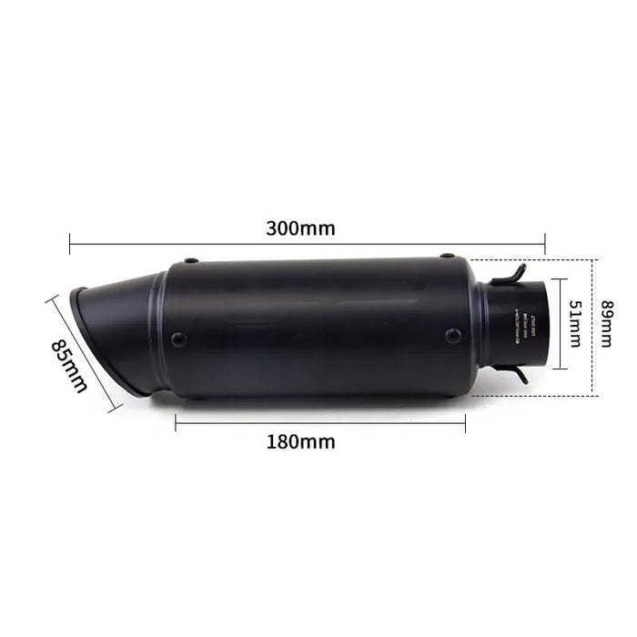 Silenciador de escape de motocicleta XMM-0022 para aplicações universais de motocicleta