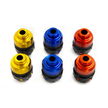 Universal Motorcycle Frame Slider Aluminum Alloy Front Fork Cup Falling Crush Protector, product view 02