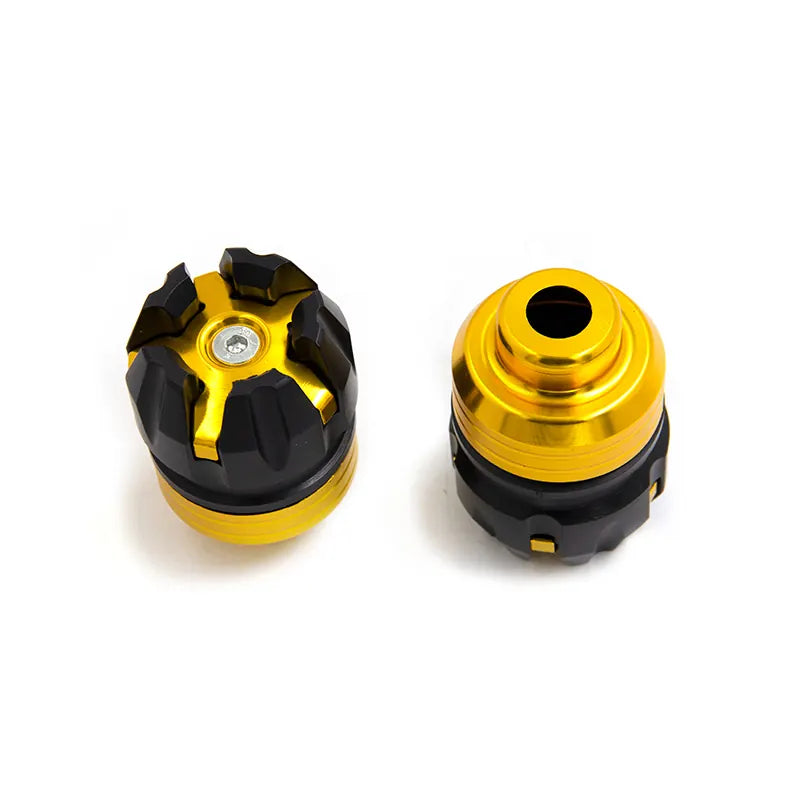 Universal Motorcycle Frame Slider Aluminum Alloy Front Fork Cup Falling Crush Protector, product view 03