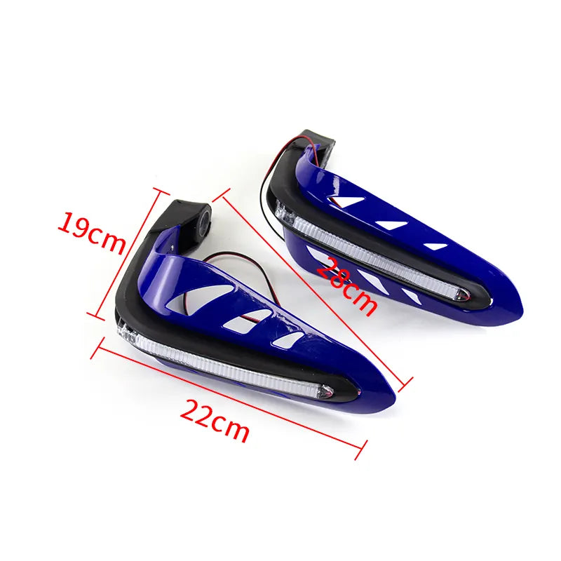 Universal Motorcycle Handguard With Lights Motorcycle Hand Guard With Led Light, product view 02