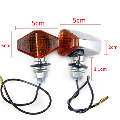 Universal Motorcycle Indicator Lights Turn Signal Steering Lamp Signal Light Lighting System Accessories, product view 02