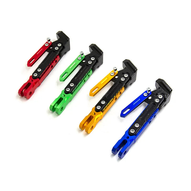 Universal Motorcycle Kickstand Accessories CNC Aluminum Alloy Adjustable Tripod Holder Kickstand Foot Side Stand Fit, product view 01